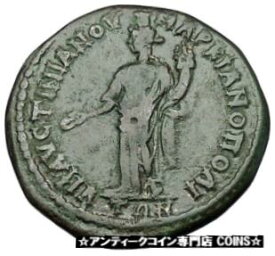 【極美品/品質保証書付】 アンティークコイン コイン 金貨 銀貨 [送料無料] SEPTIMIUS SEVERUS 193AD Marcianopolis Tyche Luck Ancient Roman Coin i50914