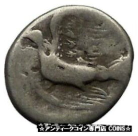 【極美品/品質保証書付】 アンティークコイン コイン 金貨 銀貨 [送料無料] Sikyon in Sikyonia Chimera Lion Goat Snake Monster Dove Silver Greek Coin i46325
