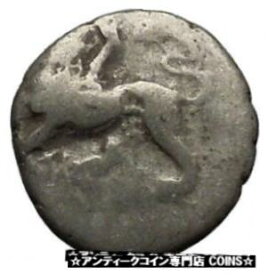 【極美品/品質保証書付】 アンティークコイン コイン 金貨 銀貨 [送料無料] Sikyon in Sikyonia Chimera Lion Goat Snake Monster Dove Silver Greek Coin i46326