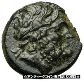 【極美品/品質保証書付】 アンティークコイン コイン 金貨 銀貨 [送料無料] APAMEIA in PHRYGIA 88BC Authentic Ancient Greek Coin ZEUS ARTEMIS Statue i85022
