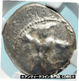 【極美品/品質保証書付】 アンティークコイン コイン 金貨 銀貨 [送料無料] CITIUM Kition CYPRUS Authentic Ancient Silver Greek Coin HERCULES NGC i83837