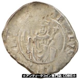アンティークコイン コイン 金貨 銀貨 [送料無料] [#864852] Coin France Charles VIII Hardi Bordeaux VF(30-35) Billonのサムネイル