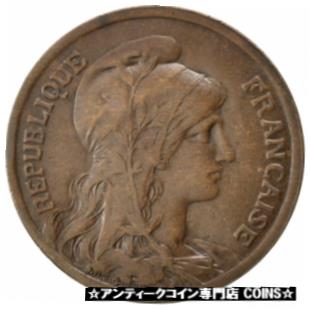  アンティークコイン コイン 金貨 銀貨  [送料無料] [#40276] FRANCE, Dupuis, 10 Centimes, 1921, Paris, KM #843, EF(40-45), Bronze