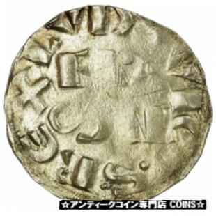 アンティークコイン コイン 金貨 銀貨 [送料無料] [#497706] Coin France Louis VII Denier Parisis Paris EF(40-45) Silver