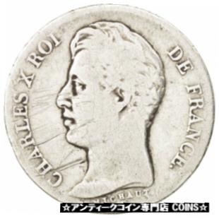 アンティークコイン コイン 金貨 銀貨 [送料無料] [#500298] France Charles X Franc 1829 Paris F(12-15) Silver KM:724.1のサムネイル