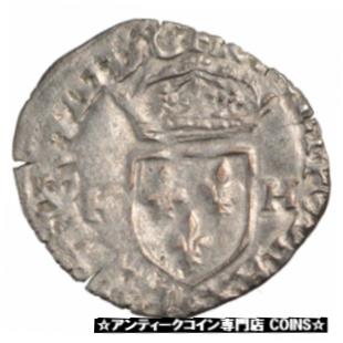  アンティークコイン コイン 金貨 銀貨  [送料無料] [#70755] FRANCE, Douzain, 1575, Aix en Provence, VF(30-35), Billon, Duplessy