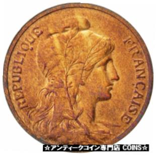  アンティークコイン コイン 金貨 銀貨  [送料無料] [#34341] FRANCE, Dupuis, Centimes, 1902, Paris, KM #842, AU(50-53), Bronze