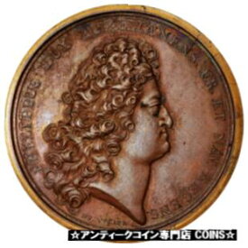 【極美品/品質保証書付】 アンティークコイン コイン 金貨 銀貨 [送料無料] [#2934] France, Medal, Louis XV, L'Education du Roi, History, 1717, Duvivier