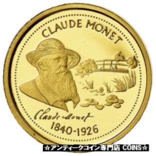アンティークコイン コイン 金貨 銀貨 [送料無料] [#716148] France Medal Peinture Claude Monet Arts & Culture MS(65-70) Gold