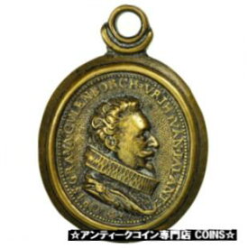 【極美品/品質保証書付】 アンティークコイン コイン 金貨 銀貨 [送料無料] [#557258] Netherlands, Medal, Floris II, Comte de Culemborg, AU(50-53), Bronze