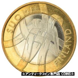 【極美品/品質保証書付】 アンティークコイン コイン 金貨 銀貨 [送料無料] [#370034] Finland, 5 Euro, Provinces - Karelia, 2011, Vantaa, MS(63)