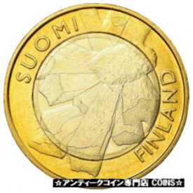 【極美品/品質保証書付】 アンティークコイン コイン 金貨 銀貨 [送料無料] [#738110] Finland, 5 Euro, Provinces - Northern Ostrobothnia, 2011, AU(55-58)