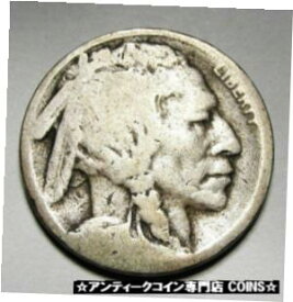 【極美品/品質保証書付】 アンティークコイン コイン 金貨 銀貨 [送料無料] 1916-S Buffalo Nickel AG AD171
