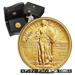 アンティークコイン コイン 金貨 銀貨 [送料無料] 2016 1/4 oz Standing Liberty Centennial Gold Coin 1916-2016 100th Anniversary