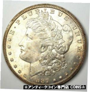 アンティークコイン コイン 金貨 銀貨 [送料無料] 1887-S Morgan Silver Dollar $1 - Nice Uncirculated (UNC MS) - Rare Date Coin!のサムネイル