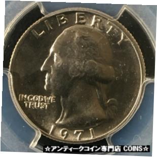アンティークコイン コイン 金貨 銀貨 [送料無料] 1971 25C Washington Quarter Dollar PCGS MS66 83644160のサムネイル