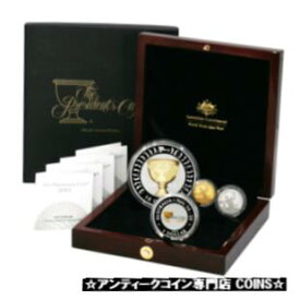 【極美品/品質保証書付】 アンティークコイン コイン 金貨 銀貨 [送料無料] Australia Golf Presidents Cup Four Coin Gold & Silver Set 2011 Limited Edition B