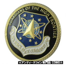【極美品/品質保証書付】 アンティークコイン コイン 金貨 銀貨 [送料無料] U.S. United States | Air Force Space Command | Gold Plated Challenge Coin
