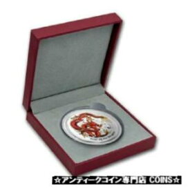 【極美品/品質保証書付】 アンティークコイン コイン 金貨 銀貨 [送料無料] Perth Mint Australia Red Colored Dragon 2012 5 oz .999 Silver Coin (w/Red Box)