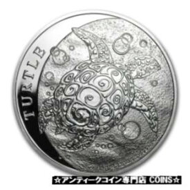 【極美品/品質保証書付】 アンティークコイン コイン 金貨 銀貨 [送料無料] 2015 New Zealand Mint $2 Niue Hawksbill Turtle Taku 1 oz .999 Silver Coin