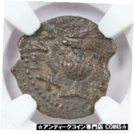 【極美品/品質保証書付】 アンティークコイン コイン 金貨 銀貨 [送料無料] AD 66-70 Judaea Bronze Prutah Jewish War First Revolt NGC F SKU61777