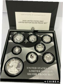 【極美品/品質保証書付】 アンティークコイン コイン 金貨 銀貨 [送料無料] 2019 and 2020 US Mint Limited Edition Silver Proof Set (2 Box Set)