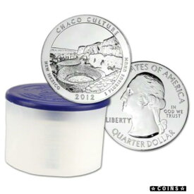 【極美品/品質保証書付】 アンティークコイン 銀貨 2012 ATB Chaco Culture Silver 5 oz 25C BU 10 Coins in Mint-Issued Tube [送料無料] #scf-wr-3817-686
