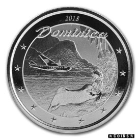 【極美品/品質保証書付】 アンティークコイン コイン 金貨 銀貨 [送料無料] 2018 Eastern Caribbean 8 Series Dominica Nature Isle 1oz Silver Capsuled BU Coin