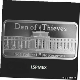 【極美品/品質保証書付】 アンティークコイン コイン 金貨 銀貨 [送料無料] Silver Shield Friends, Skills & Wealth Series Den of Thieves 10 oz Silver BU Bar