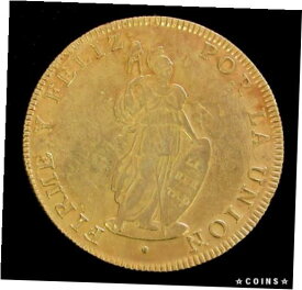 【極美品/品質保証書付】 アンティークコイン コイン 金貨 銀貨 [送料無料] 1831 G GOLD PERU CUZCO 8 ESCUDOS LIMA MINT