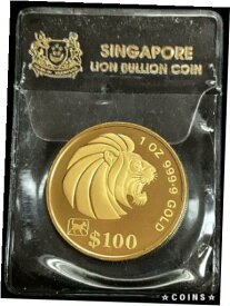 【極美品/品質保証書付】 アンティークコイン 金貨 1994 GOLD SINGAPORE 1 OZ LUNAR YEAR OF THE DOG $100 DOLLAR PROOF COIN [送料無料] #gcf-wr-3859-529