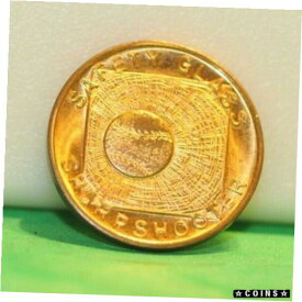 【極美品/品質保証書付】 アンティークコイン コイン 金貨 銀貨 [送料無料] 1934 Chicago World's Fair SAFETY GLASS SHARPSHOOTER BASEBALL coin medal hi-grade