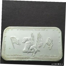 国際 1 オンス シルバー トレード ユニットバーINTERNATIONAL 1 OUNCE SILVER TRADE UNIT-BAR