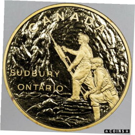 【極美品/品質保証書付】 アンティークコイン コイン 金貨 銀貨 [送料無料] CANADA SUDBURY ONTARIO SCIENCE NORTH CENTER GOLD-ON-NICKEL COIN UNIQUE BU (MR)