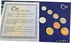 【極美品/品質保証書付】 アンティークコイン コイン 金貨 銀貨 [送料無料] Rare 2006 Czech Republic Official Proof Set 7 Coins + medal in perfect condition
