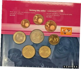 【極美品/品質保証書付】 アンティークコイン コイン 金貨 銀貨 [送料無料] 2006 Netherlands 8 Euro Coins Set KiKa Foundation Special Edition Holland