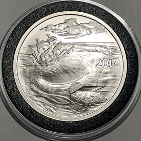 【極美品/品質保証書付】 アンティークコイン コイン 金貨 銀貨 [送料無料] 2017 SilverBug Island Silver Bug Collector Coin 1 Troy Oz .999 Fine Silver Round