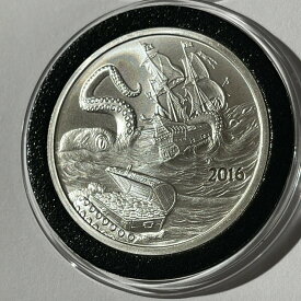 【極美品/品質保証書付】 アンティークコイン コイン 金貨 銀貨 [送料無料] 2016 SilverBug Island Silver Bug Collector Coin 1 Troy Oz .999 Fine Silver Round