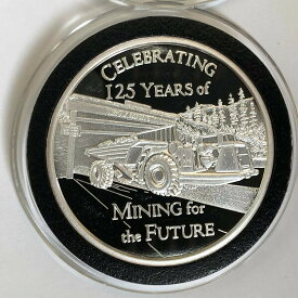【極美品/品質保証書付】 アンティークコイン コイン 金貨 銀貨 [送料無料] Hecla Mining For The Future 1 Troy Oz .999 Fine Silver Ag Round Proof Coin Medal