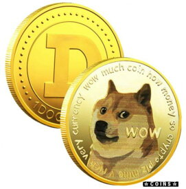 【極美品/品質保証書付】 アンティークコイン コイン 金貨 銀貨 [送料無料] Dogecoin Commemorative Gold Plated Doge Coin 2021 Limited Edition Collectible US