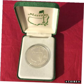 【極美品/品質保証書付】 アンティークコイン コイン 金貨 銀貨 [送料無料] 1993 Masters Augusta Golf Club 1 Troy Oz .999 Fine Silver Round Proof Coin & Box