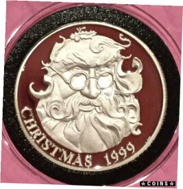 【極美品/品質保証書付】 アンティークコイン コイン 金貨 銀貨 [送料無料] Christmas 1999 Pierce County Security 1 Troy Oz .999 Fine Silver Round Ag Coin