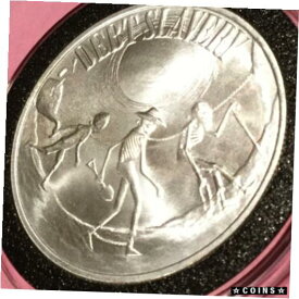 【極美品/品質保証書付】 アンティークコイン コイン 金貨 銀貨 [送料無料] Debt Is Slavery Crescent City 1 Troy Oz .999 Fine Silver Round Collectible Coin
