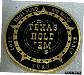 【極美品/品質保証書付】 アンティークコイン コイン 金貨 銀貨 [送料無料] * Texas Holdem Poker Challenge Coin Awesome Comes In Capsule To Protect Beauty