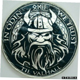 【極美品/品質保証書付】 アンティークコイン コイン 金貨 銀貨 [送料無料] ODIN Viking God - American Silver Eagle 1oz .999 Limited Edition Dollar Coin