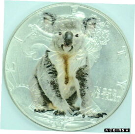 【極美品/品質保証書付】 アンティークコイン コイン 金貨 銀貨 [送料無料] Koala Bear - American Silver Eagle 1oz .999 Silver Dollar Coin Limited Edition