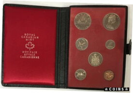 【極美品/品質保証書付】 アンティークコイン コイン 金貨 銀貨 [送料無料] 1972 Canada Double Dollar Specimen 7-Coin Set in Original Box