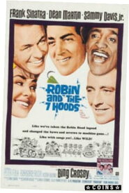 【極美品/品質保証書付】 アンティークコイン コイン 金貨 銀貨 [送料無料] Robin & The 7 Hoods Original Movie Poster. 1964