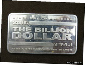 【極美品/品質保証書付】 アンティークコイン コイン 金貨 銀貨 [送料無料] 5 troy oz Silver Bar Hilti North America 2015 THE BILLION DOLLAR YEAR .999 Fine