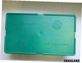【極美品/品質保証書付】 アンティークコイン コイン 金貨 銀貨 [送料無料] United States Mint 1 oz Silver Eagle Monster Box Green BOX ONLY (no separator)